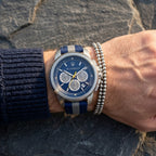 Maserati Royale R8871637001 45mm Men’s Chronograph Watch – Blue Sunray Dial & Blue Fabric Synthetic Fiber Strap