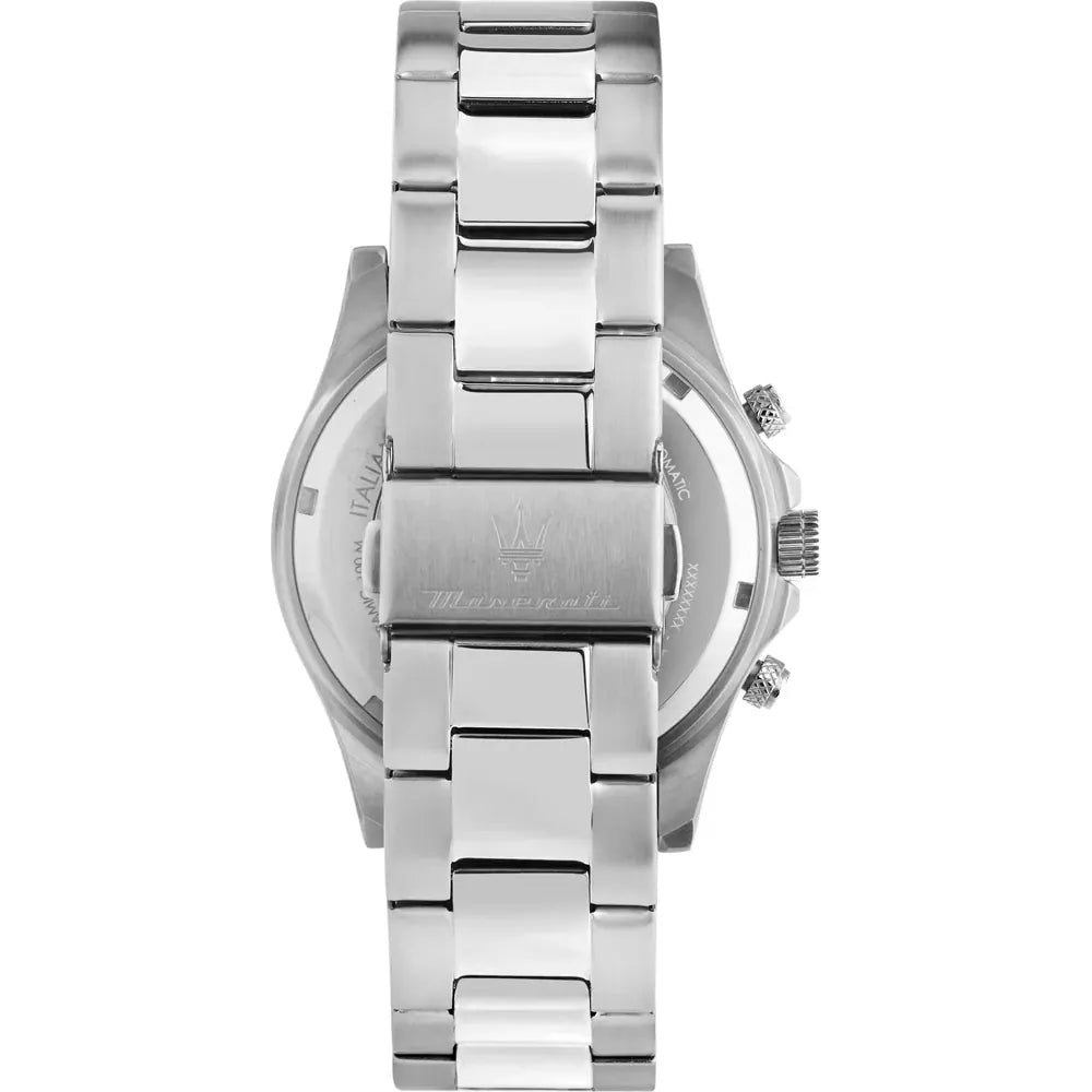 Maserati Competizione R8873600002 43mm Men’s Chronograph Watch – Blue Sunray Dial & Silver-Tone Link Bracelet