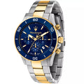 Maserati Competizione R8873600006 43mm Men’s Chronograph Watch – Blue Sunray Dial & Two-Tone Link Bracelet