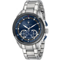 Maserati Traguardo R8873612014 45mm Men’s Chronograph Watch – Blue Sunray Dial & Silver-Tone Link Bracelet