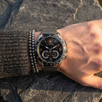 Maserati Traguardo R8873612031 45mm Men’s Chronograph Watch – Triple Black Sunray Dial & Black Stainless Steel Mesh Strap