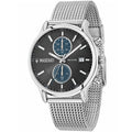 Maserati Epoca R8873618003 42mm Men’s Chronograph Watch – Gray Sunray Dial & Silver Stainless Steel Mesh Strap