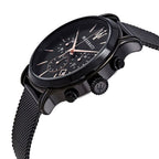 Maserati Epoca R8873618006 42mm Men’s Chronograph Watch – Black Sunray Dial & Black Mesh Strap
