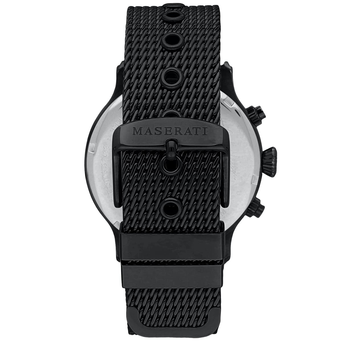 Maserati Epoca R8873618008 42mm Men’s Chronograph Watch – Blue Sunray Dial & Black Mesh Strap