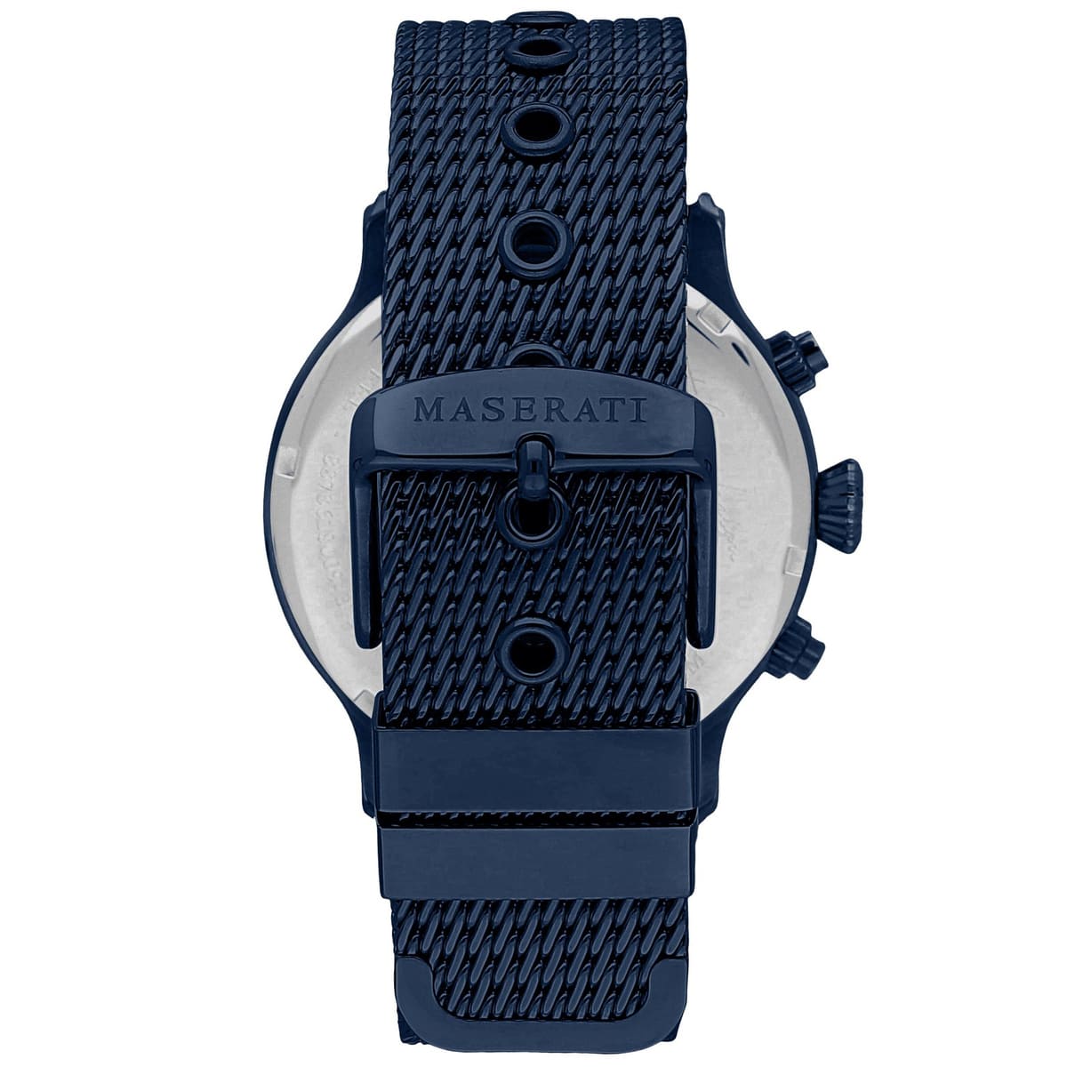 Maserati Epoca R8873618010 42mm Men’s Chronograph Watch – Blue Sunray Dial & Blue Stainless Steel Mesh Strap