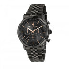 Maserati Epoca R8873618019 42mm Men’s Chronograph Watch – Black Dial & Black Jubilee Stainless Steel Bracelet