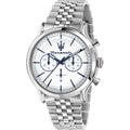 Maserati Epoca R8873618034 42mm Men’s Chronograph Watch – White Sunray Dial & Luxurious Silver Jubilee Stainless Steel Bracelet