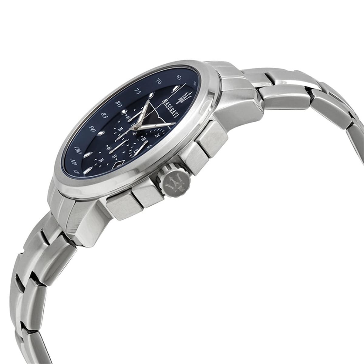 Maserati Successo R8873621002 44mm Men’s Chronograph Watch – Blue Sunray Dial & Silver-Tone Link Bracelet