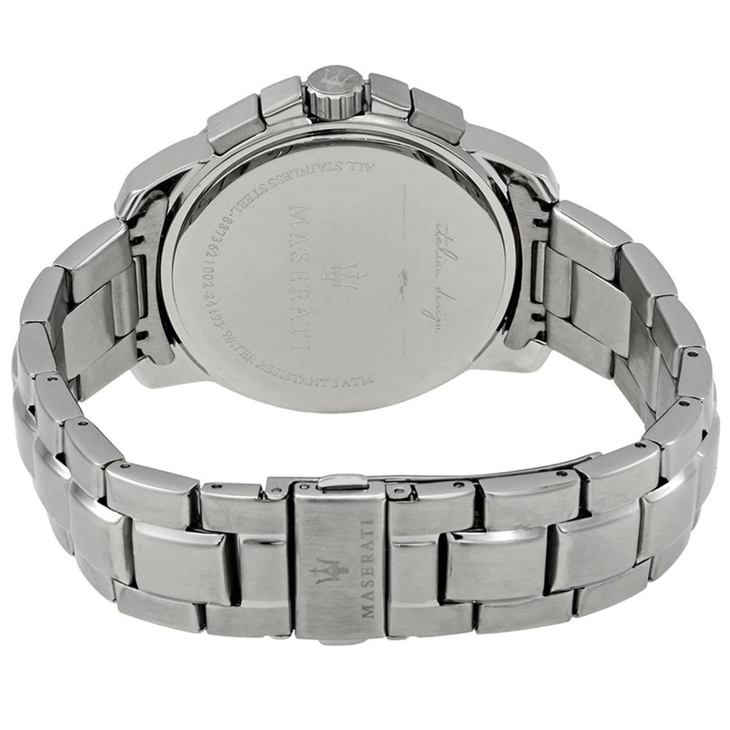 Maserati Successo R8873621002 44mm Men’s Chronograph Watch – Blue Sunray Dial & Silver-Tone Link Bracelet