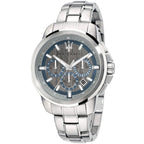 Maserati Successo R8873621006 44mm Men’s Chronograph Watch – Gray Brushed Dial & Silver Link Bracelet