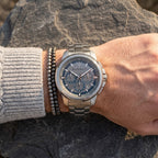 Maserati Successo R8873621006 44mm Men’s Chronograph Watch – Gray Brushed Dial & Silver Link Bracelet