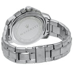 Maserati Successo R8873621006 44mm Men’s Chronograph Watch – Gray Brushed Dial & Silver Link Bracelet
