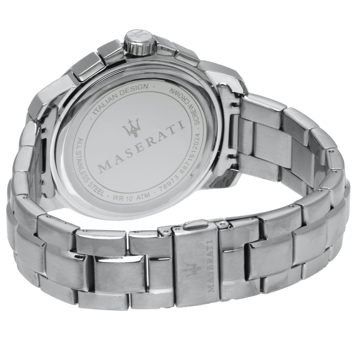 Maserati Successo R8873621006 44mm Men’s Chronograph Watch – Gray Brushed Dial & Silver Link Bracelet
