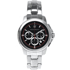 Maserati Successo R8873621009 44mm Men’s Chronograph Watch – Black Brushed Dial & Silver Link Bracelet