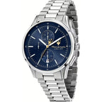 Maserati Sorpasso R8873624004 45mm Men’s Chronograph Watch – Blue Sunray Dial & Silver-Tone Link Bracelet