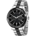 Maserati Circuito R8873627003 44mm Men’s Chronograph Watch – Black Dial & Two-Tone Link Bracelet
