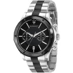 Maserati Circuito R8873627003 44mm Men’s Chronograph Watch – Black Dial & Two-Tone Link Bracelet