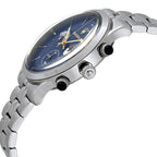 Maserati Ricordo R8873633001 42mm Men’s Chronograph Watch – Blue Sunray Dial & Silver-Tone Link Bracelet