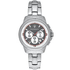Maserati Royale R8873637003 45mm Men’s Chronograph Watch – Gray Striped Dial & Silver Link Bracelet