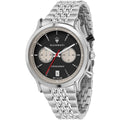 Maserati Legend R8873638001 42mm Men’s Chronograph Watch – Black Panda Dial & Grain-Link Bracelet