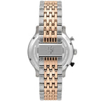 Maserati Legend R8873638002 42mm Men’s Chronograph Watch – Cream-White Panda Dial & Two-Tone Grain-Link Bracelet