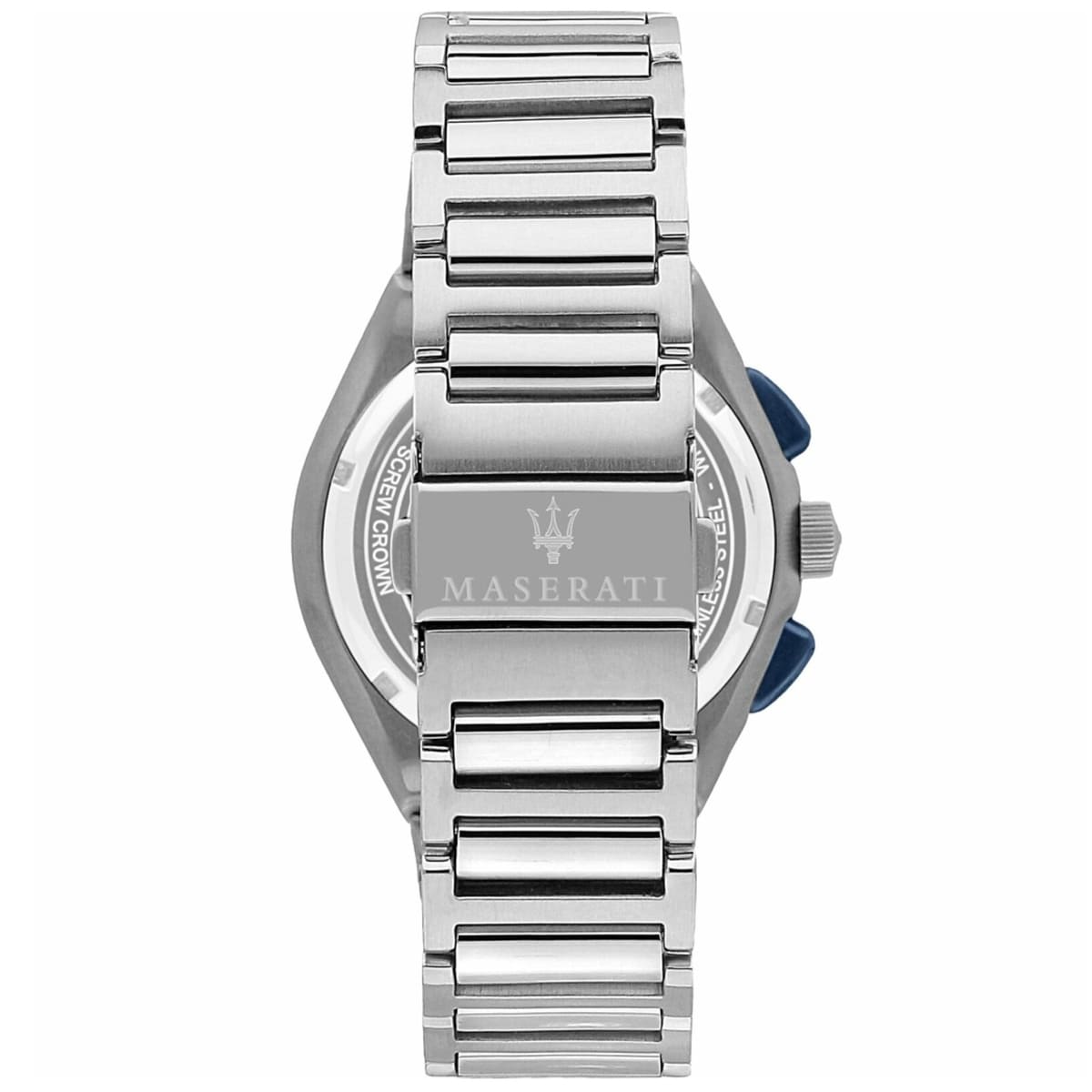 Maserati Triconic R8873639001 45mm Men’s Chronograph Watch – Blue Dial & Link Bracelet