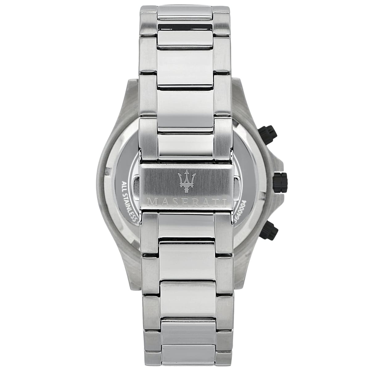 Maserati Sfida R8873640003 44mm Men’s Chronograph Watch – White Panda Dial & Silver-Tone Link Bracelet