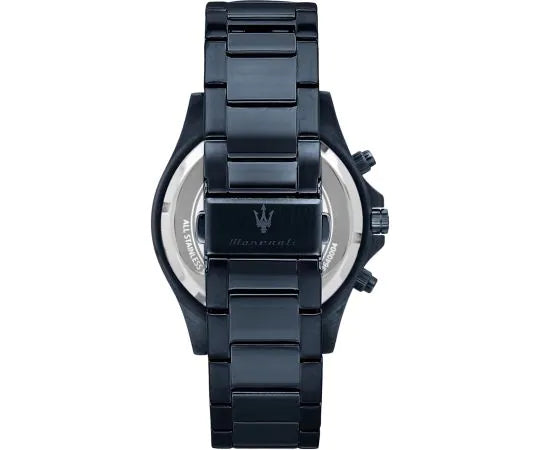 Maserati Sfida R8873640023 44mm Men’s Chronograph Watch – Deep Blue Dial & Blue Link Bracelet