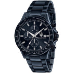 Maserati Sfida R8873640023 44mm Men’s Chronograph Watch – Deep Blue Dial & Blue Link Bracelet