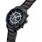 Maserati Stile R8873642012 45mm Men’s Chronograph Watch – Blue Skeleton Dial & Link Bracelet