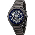 Maserati Stile R8873642012 45mm Men’s Chronograph Watch – Blue Skeleton Dial & Link Bracelet