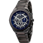 Maserati Stile R8873642012 45mm Men’s Chronograph Watch – Blue Skeleton Dial & Link Bracelet
