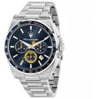 Maserati Velocita R8873652001 45mm Men’s Chronograph Watch – Blue Racing Dial & Silver-Tone Link Bracelet