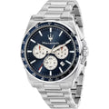 Maserati Velocita R8873652005 45mm Men’s Chronograph Watch – Blue Sunray Dial & Silver-Tone Link Bracelet