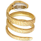 Just Cavalli Signature Snake JC1L226M0025 22mm Women's Quartz Watch – Silver with Gold Stainless Steel Bracelet