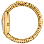 Just Cavalli Signature Snake JC1L230M0035 22mm Women's Quartz Watch – Silver with Gold Stainless Steel Bracelet