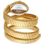 Just Cavalli Signature Snake JC1L248M0025 22mm Women's Quartz Watch – Silver with Gold Stainless Steel Bracelet