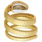 Just Cavalli Signature Snake JC1L230M0035 22mm Women's Quartz Watch – Silver with Gold Stainless Steel Bracelet