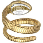 Just Cavalli Signature Snake JC1L229M0035 32mm Women's Quartz Watch – Green with Gold Stainless Steel Bracelet