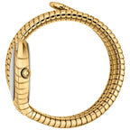 Just Cavalli Signature Snake JC1L248M0025 22mm Women's Quartz Watch – Silver with Gold Stainless Steel Bracelet