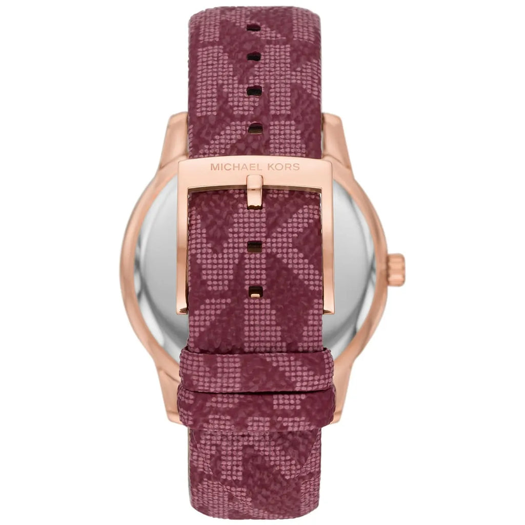 Michael Kors Camille MK2967 33mm Women's Chronograph Watch – Pavé Rose Gold with Rose Gold Stainless Steel Bracelet