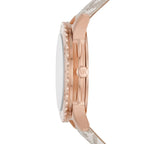 Michael Kors Runway MK6980 37mm Women's Quartz Watch – Pavé Rose Gold with Rose Gold Stainless Steel Bracelet