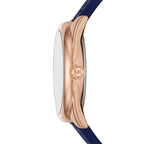 Michael Kors Janelle MK7140 42mm Women's Quartz Watch – Rose Gold with Rose Gold Silicone Strap