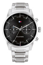 Tommy Hilfiger Daniel 1710419 46mm Men's Multi-Function Watch – Black & Silver Stainless Steel Bracelet