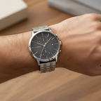 Tommy Hilfiger Easton 1710431 44mm Men's Multi-Function Watch – Grey & Silver Stainless Steel Bracelet