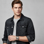 Tommy Hilfiger Legend 1710570 44mm Men's Quartz Watch – Rose Gold Skeleton & Two-Tone Stainless Steel Bracelet