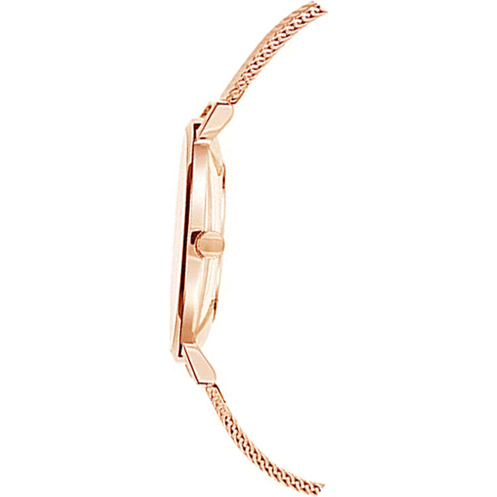 Tommy Hilfiger Jenna 1781944 40mm Women's Multi-Function Watch – Rose Gold Sunray & Rose Gold Stainless Steel Mesh Bracelet