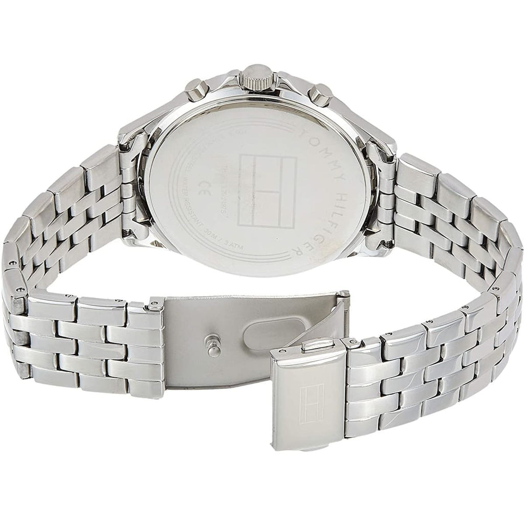 Tommy Hilfiger Ari 1781976 38mm Women's Multi-Function Watch – Slate Blue & Silver Stainless Steel Bracelet