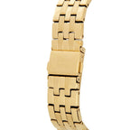 Tommy Hilfiger Ari 1781977 38mm Women's Multi-Function Watch – Off-White Sunray & Gold Stainless Steel Bracelet