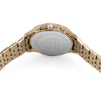 Tommy Hilfiger Ari 1781978 38mm Women's Multi-Function Watch – Off-White Sunray & Rose Gold Stainless Steel Bracelet